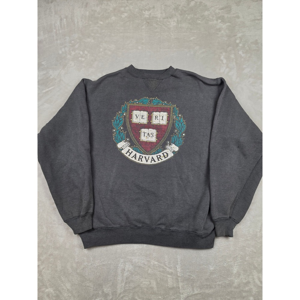 Vintage Galt Sand Harvard Sweatshirt Mens XL Crest Graphic Pullover Crewneck